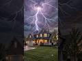 Heavy Rain Mood ⛈️ | Midnight Thunderstorm Status #shorts