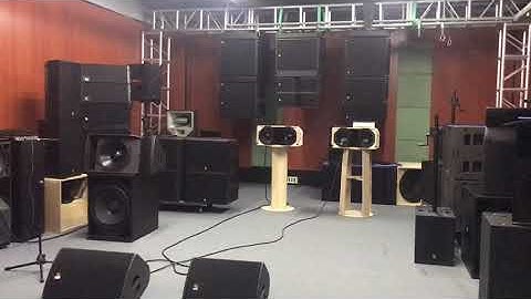 Sanway updated VERA20 10inch line array test video