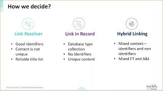 Full Linking with the Central Discovery Index CDI - An Overview Guide