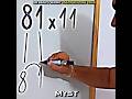The Secret "Mr. Bean" Multiplication Trick 😲🥶🤡 #mrbean #maths