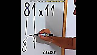 The Secret "Mr. Bean" Multiplication Trick 😲🥶🤡 #mrbean #maths