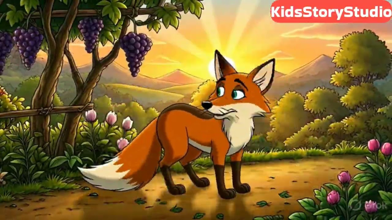लोमड़ी और खट्टे अंगूर | Fox & The Grapes | Moral Stories | Hindi Kahaniya | Panchatantra Kahaniya