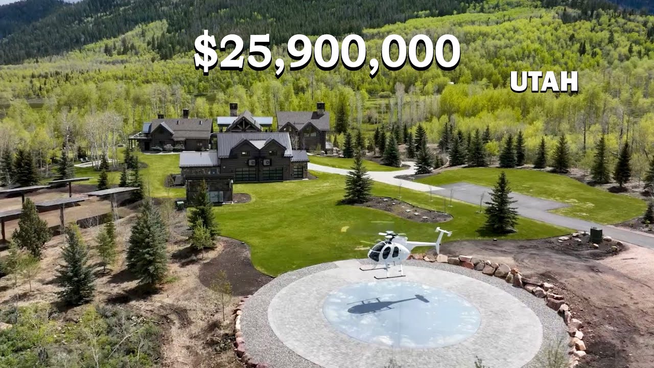 Touring a 25,900,000 Fully OFF GRID Utah Mega Mansion YouTube