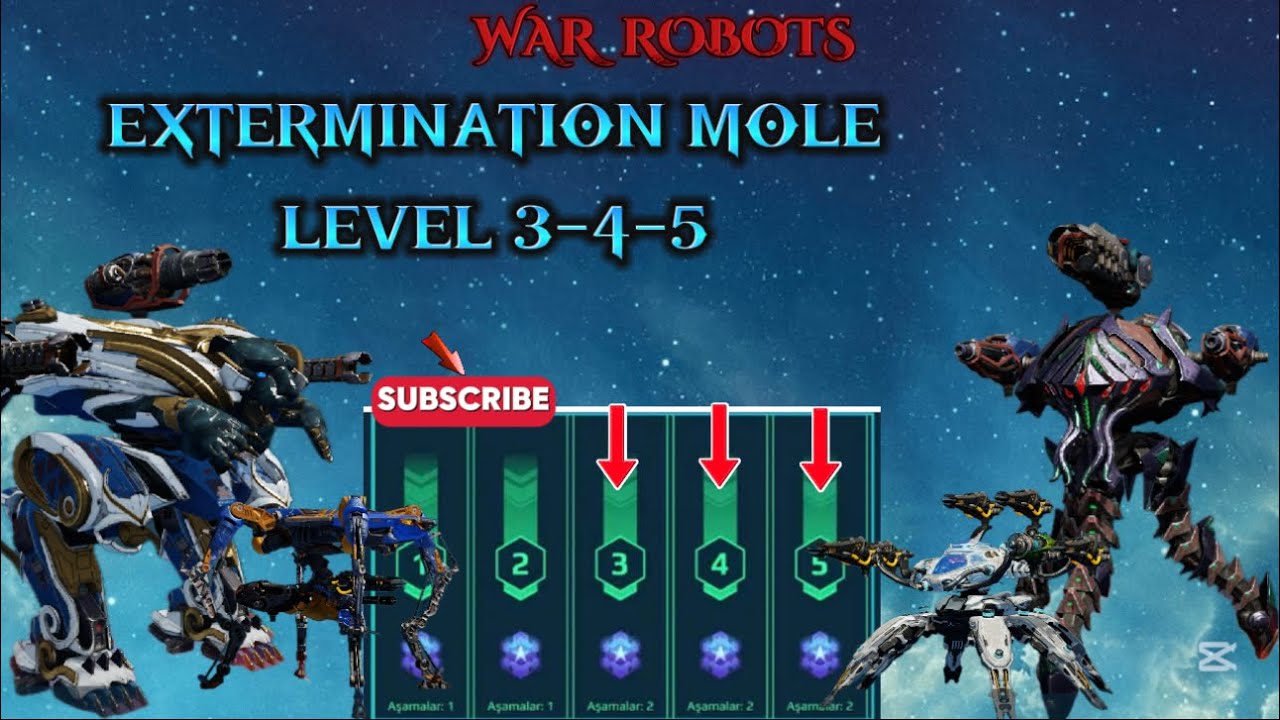 War Robots 28 May New EXTERMINATION Mode Level 3-4-5 #warrobots # ...