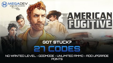 AMERICAN FUGITIVE Cheats: No Wanted-Level, No-Reload, Add Upgrade-Points, ... | Traner by MegaDev