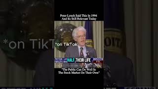 don't buy stocks bc TikTok #stockmarket #finance #investing #peterlynch #nyse
