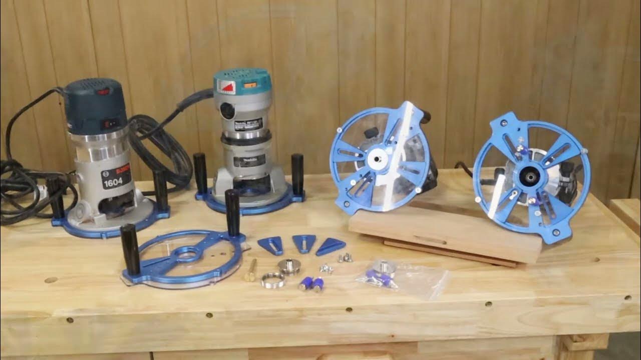 Centering and using Bushing Guides. Universal Router SubBase from HValley Tools. YouTube