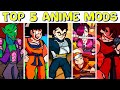 Top 5 Anime Mods #3 - Friday Night Funkin&#39; - VS Goku, Piccohoe, Shinobi Scramble, Saiyan and etc.