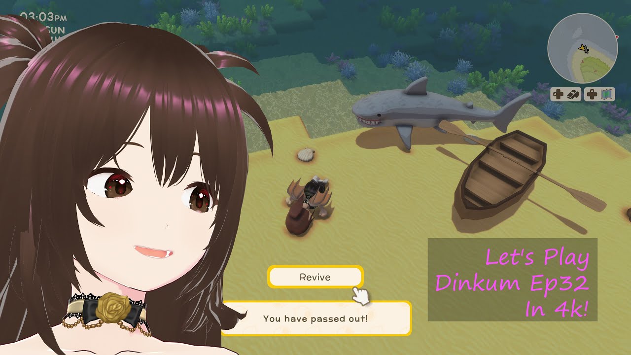 Strawberry Plays Dinkum Ep 32: Shark Rescue!