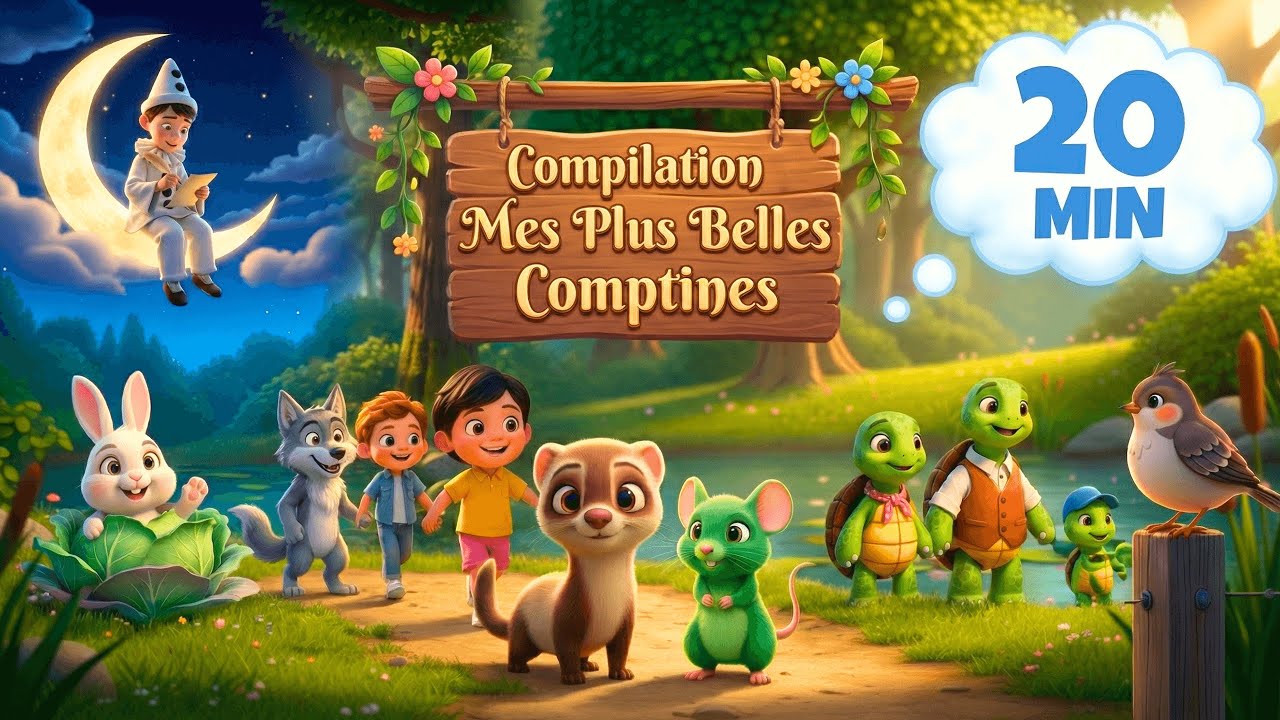 La Magie Des Comptines (20 Min) | Compilation Chansons Enfants | Chante & Danse Avec Les Animaux 🐰