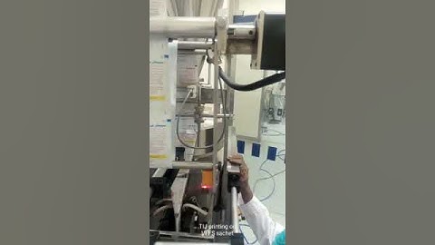 thermal ink jet (TIJ) printing on VFFS sachet machine.