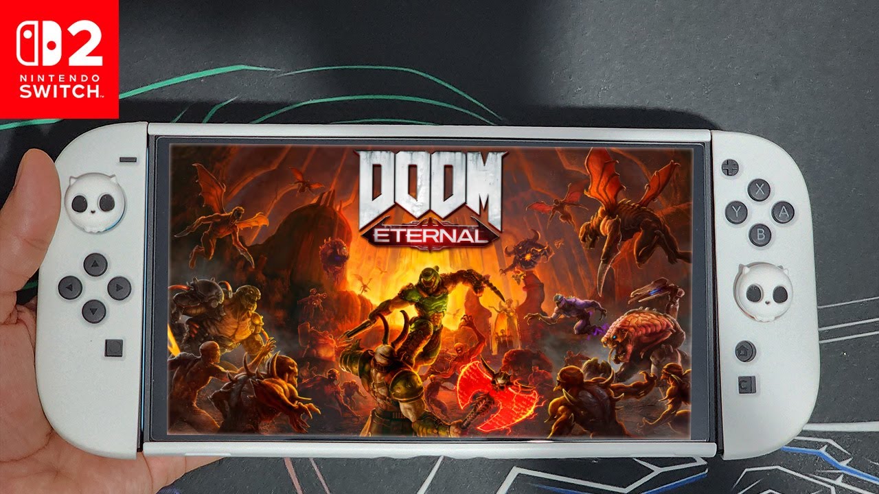 Doom Eternal en Nintendo Switch 2 (Modo Portátil) - YouTube