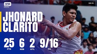 Clarito HUSTLES BIG WITH 25 PTS for Rain or Shine vs Brgy Ginebra | PBA SEASON 50 COMMISSIONER’S CUP
