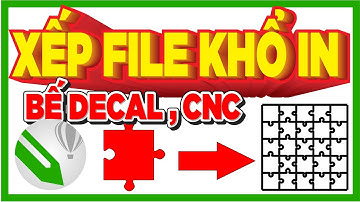 CORELDRAW – XẾP FILE VÀO KHUNG DECAL, MICA, ALU NHANH | #NESTING #CDR #Design #BẾ #Decal #CNC