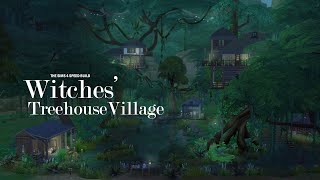 Treehouse Village | The Sims 4 Speed Build [CC   links   tray files]