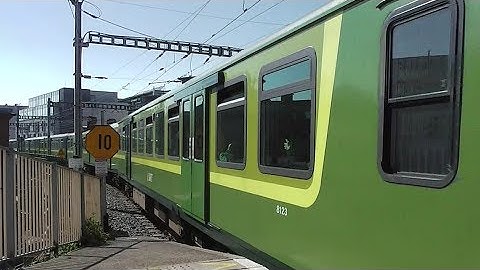 Irish Rail 8100 Class Dart Train number 8123 - Connolly Station, Dublin