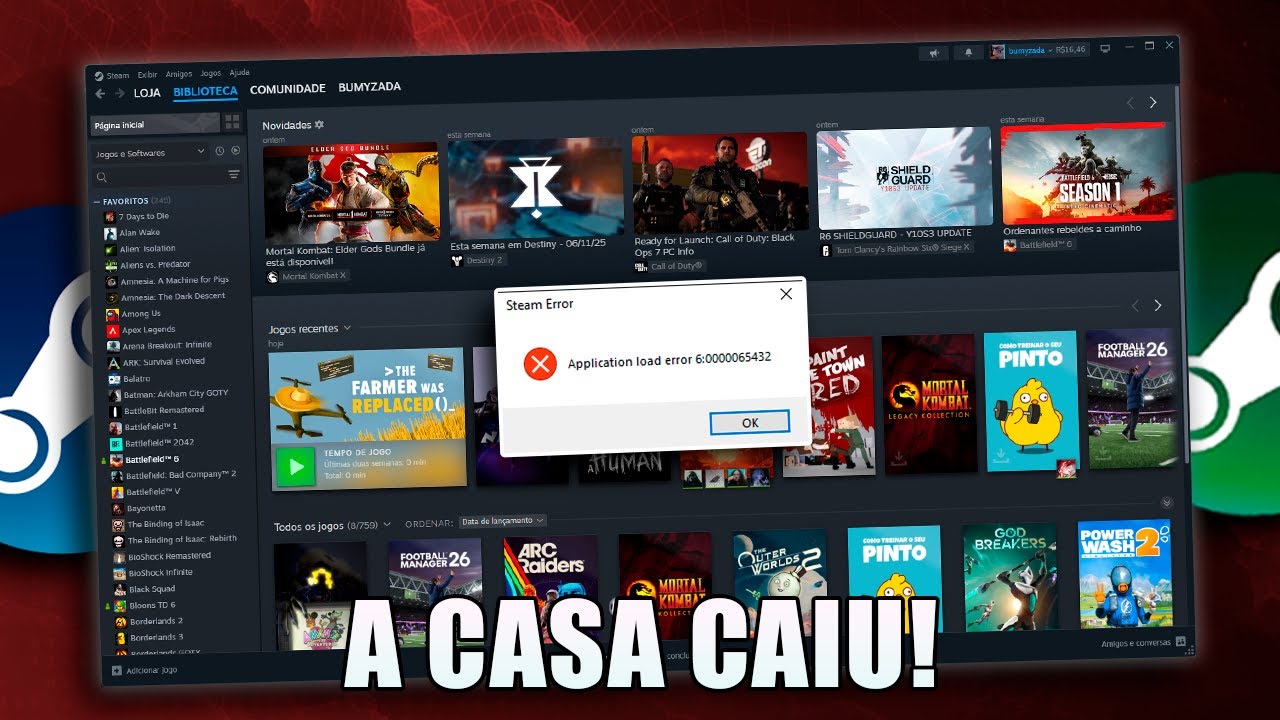 STEAM TOOLS CAIU?!
