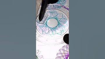 Beautiful design for spirograph idea video | so amazing drawing #relaxing #satisfying #relaxing #art