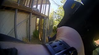 Body camera footage shows moments leading up to chimp being killed