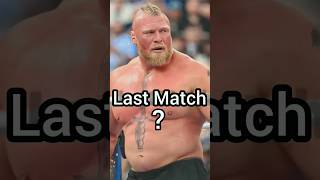 Brock Lesnar Retirement Match ? #shorts