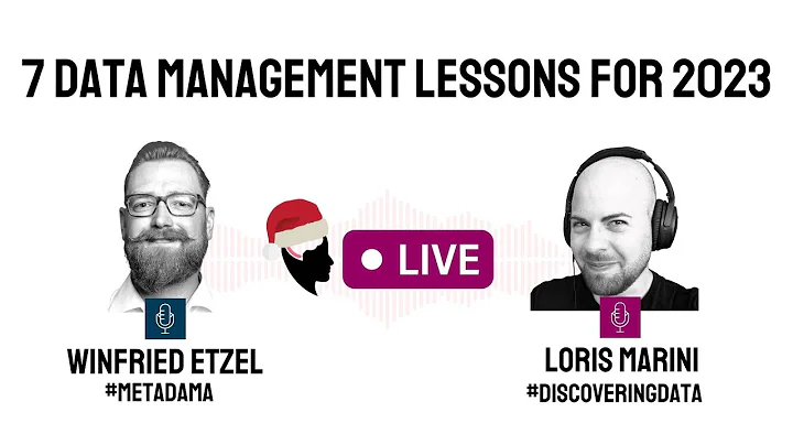 Special LIVE: 7 data management lessons for 2023