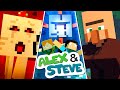 The Minecraft Life of Alex and Steve | MOVIE 1 | Minecraft Animation