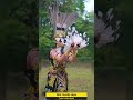 Alat Musik tradisional suku Dayak dan penari dayak #sukudayak #shorts