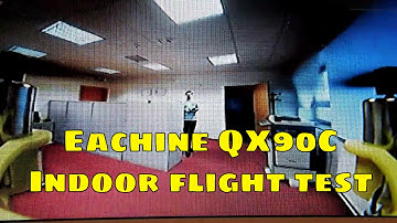 Eachine Tiny QX90C 90mm FPV Quadcopter - part 3 - Indoor Maiden Flight