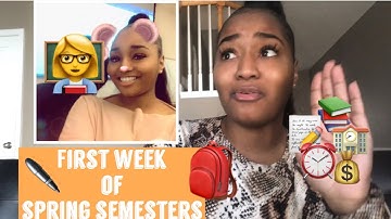 College Vlog| First Week Back| Kennesaw State University| Spring Semester 2020