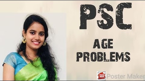 MATHS AGE PROBLEM | PSC Online Coaching | Kerala Academy