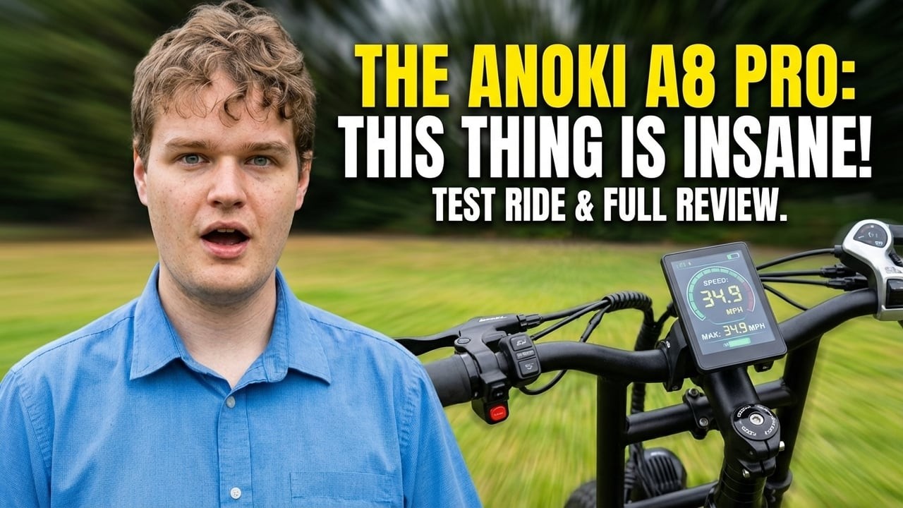 Aniioki A8 Pro Max Review - LONGEST Range EBike?! - YouTube