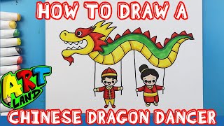 How to Draw a CHINESE DRAGON DANCER!! How to Draw a CHINESE DRAGON DANCER!!