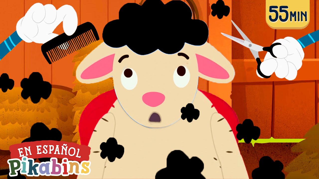 Ovejita Negra y Más Canciones de la Granja! | Caricaturas | Pikabins Canciones Infantiles Educativas
