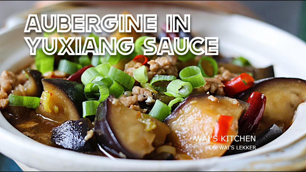 Aubergine in Yuxiang saus' / Yuxiang eggplant (鱼香茄子) 🍆✨