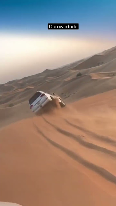 Dubai desert safari Dangerous driving skill you can’t believe #ibrowndude #shorts #reels #viral #fyp