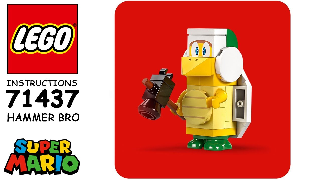 3D LEGO instructions 🔥Hammer Bro Figure 🔥 71437 🔥 LEGO Super Mario Character