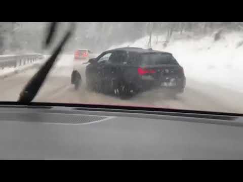 BMW'ciler Karda Şov yapıyor (Dikkat)!