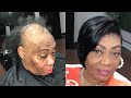 MUST WATCH !!!!ALOPECIA AREATA TRANSFORMATION | LAYED QUICKWEAVE BOB DEEP SIDE PART
