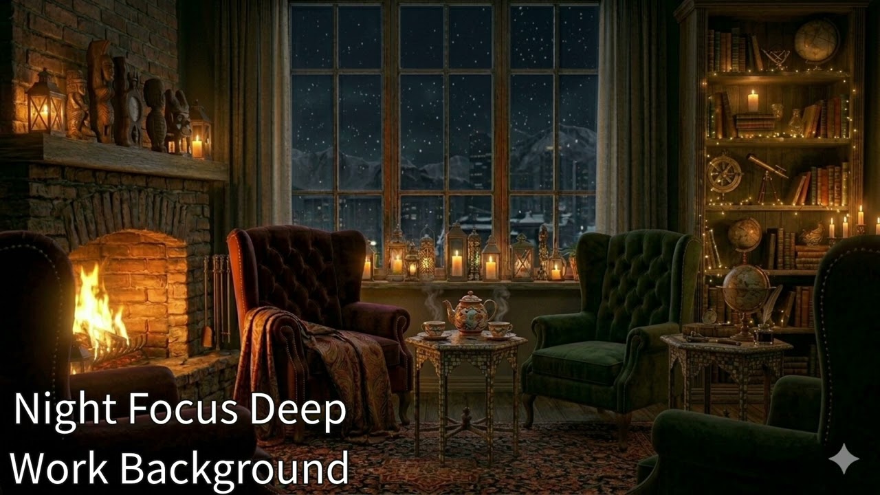 【叡智の書斎】深夜2時、知性が覚醒する。高次元の思考を支える、格調高き没入ピアノ｜作業用BGM