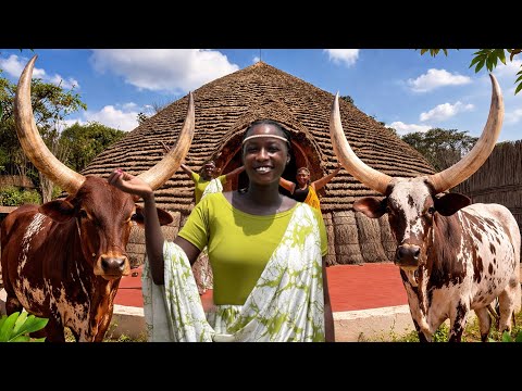 No one is Allowed 🇷🇼to Eat these Cows because of its beauty .Inside Rwandas Palace Nyanza