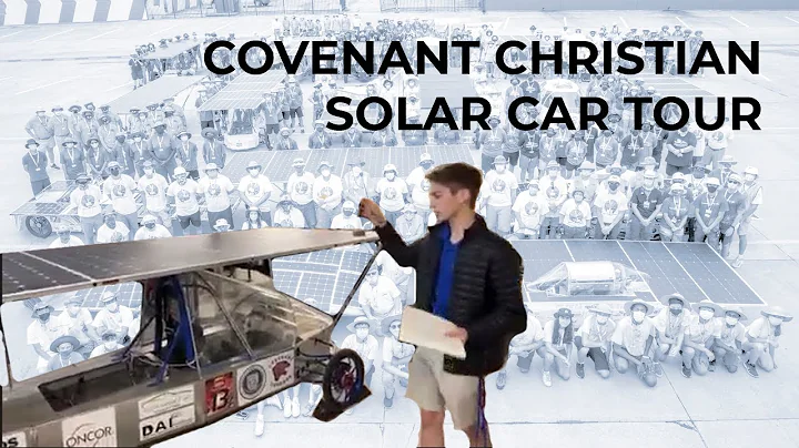 Visit with Covenant Christian Solar Car Team and v...