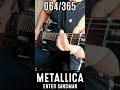 METALLICA - Enter Sandman Guitar Cover 🎸 | Day 64/365 #Shorts
