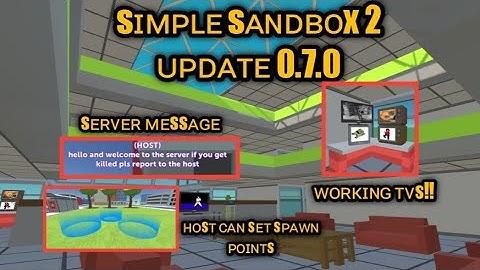 Simple Sandbox 2 - New update 0.7.0 | improved anti cheat | new knifes and more!