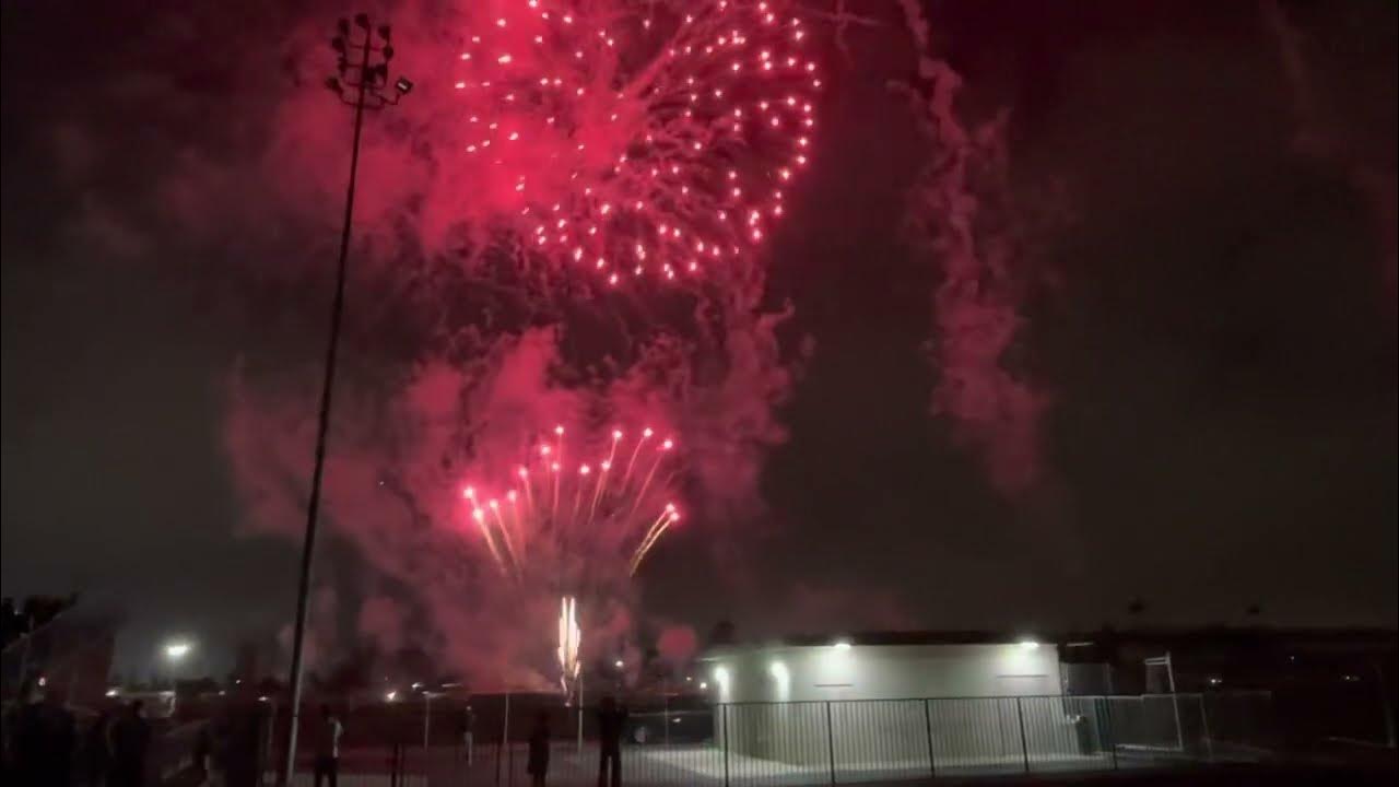 Cerritos High School class of 2022 graduation fireworks show YouTube
