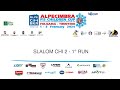 Slalom children 2  1 run  alpecimbra fis children cup 2024  sportculturatv