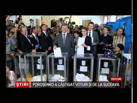 Porosenko a castigat voturi si de la Suceava 26 Mai 2014