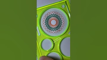 Spirograph Art | Design | Patterns | ASMR #Spirograph #shorts #2024