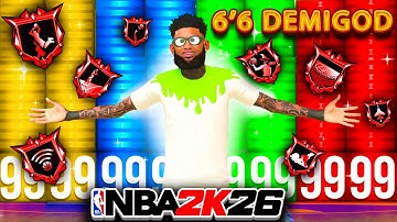 *NEW* 6’6 DEMIGOD POINT GUARD BUILD WITH *NO WEAKNESSES* IN 2K26! BEST POINT GUARD BUILD IN 2K26!