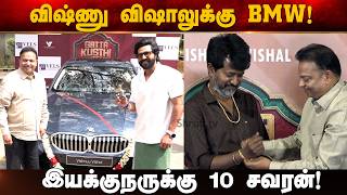 Gatta Kusthi 2 Success: Vishnu Vishal Gets BMW, Director Chella Ayyavu Receives Gold!