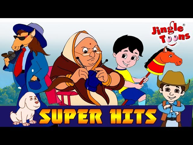 JingleToons Super Hits सुपर हिट| Lakadi Ki Kathi | Nani Teri Morani | Re Mama | Rail Gadi| class=